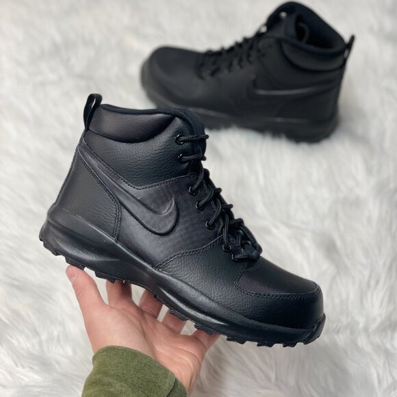 Manoa Bq5372 NEW* Big Kid's Nike Manoa LTR Wheat/Black (BQ5372 700